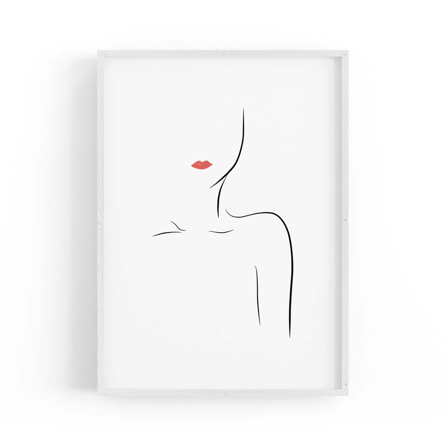 Fashion Minimal Line Drawing Bedroom Wall Art - The Affordable Art Company