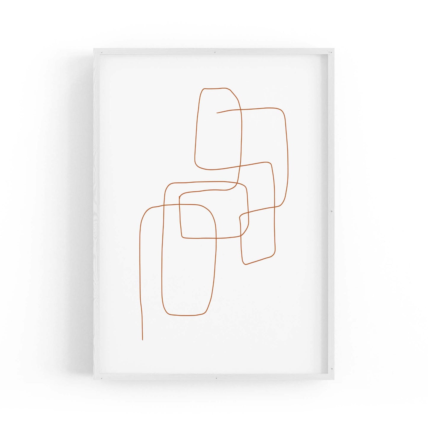 Minimal Lines Abstract Wall Art #1 - The Affordable Art Company