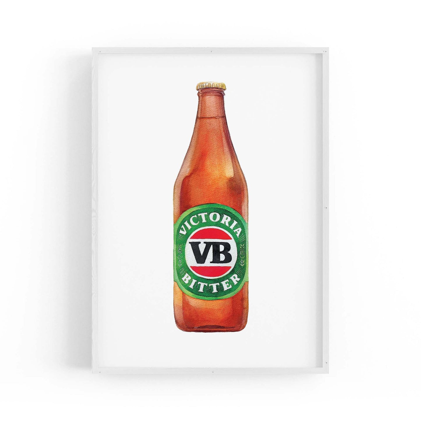 Victoria Bitter Longneck Painting Wall Art - The Affordable Art Company