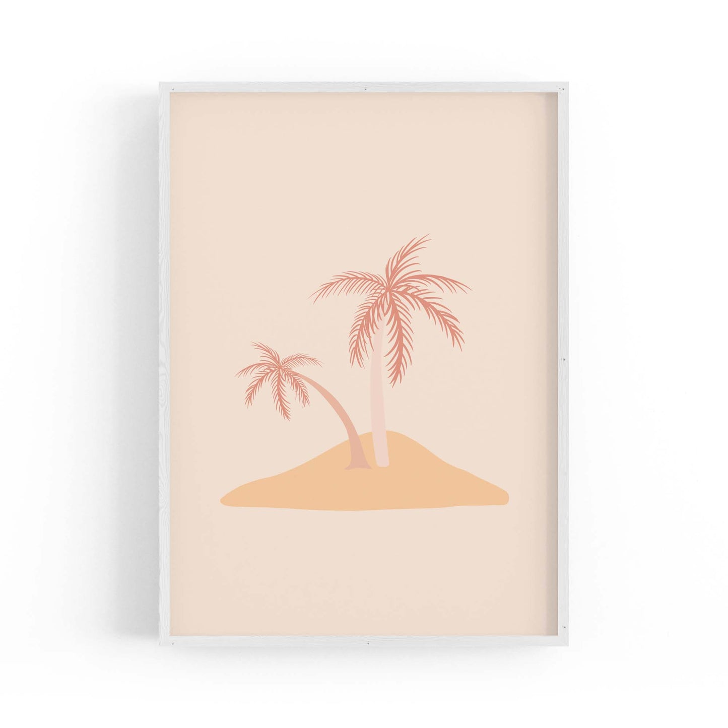 Minimal Island Cute Drawing Abstract Wall Art - The Affordable Art Company