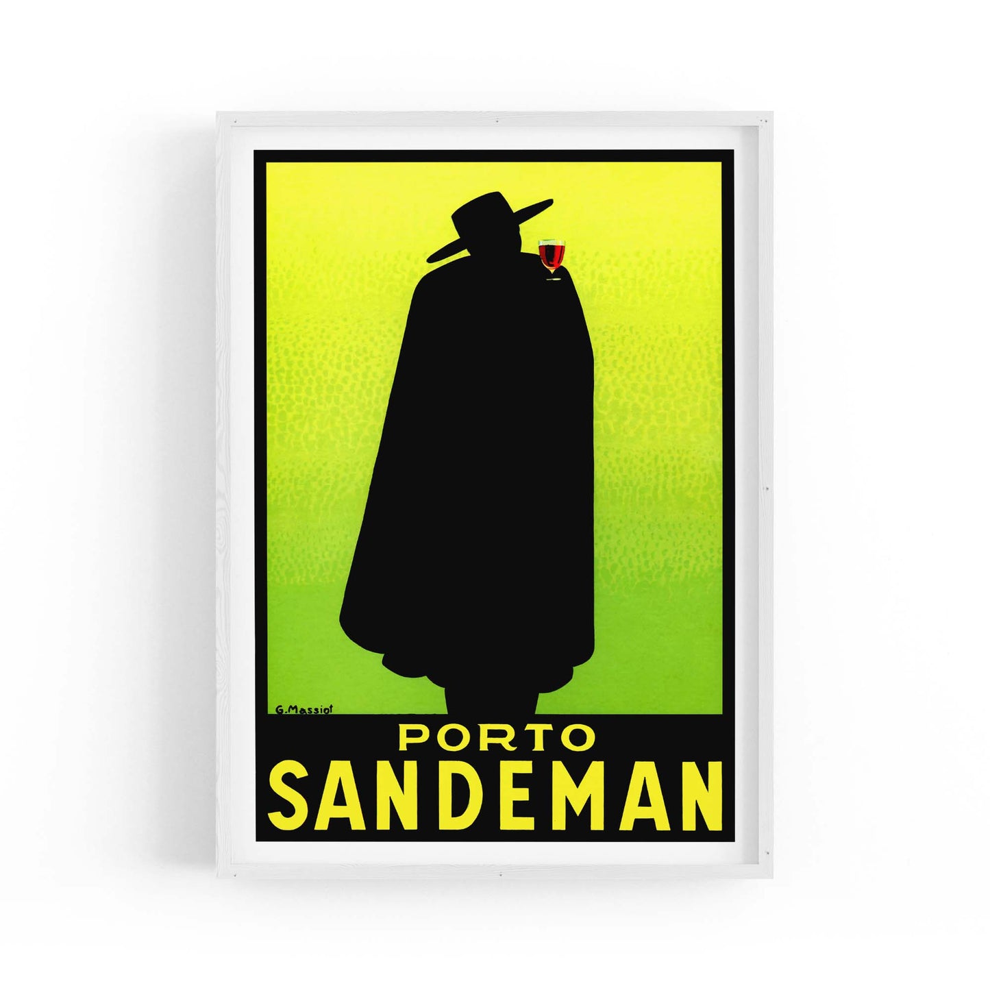 Porto Sandeman Vintage Drinks Advert Wall Art - The Affordable Art Company