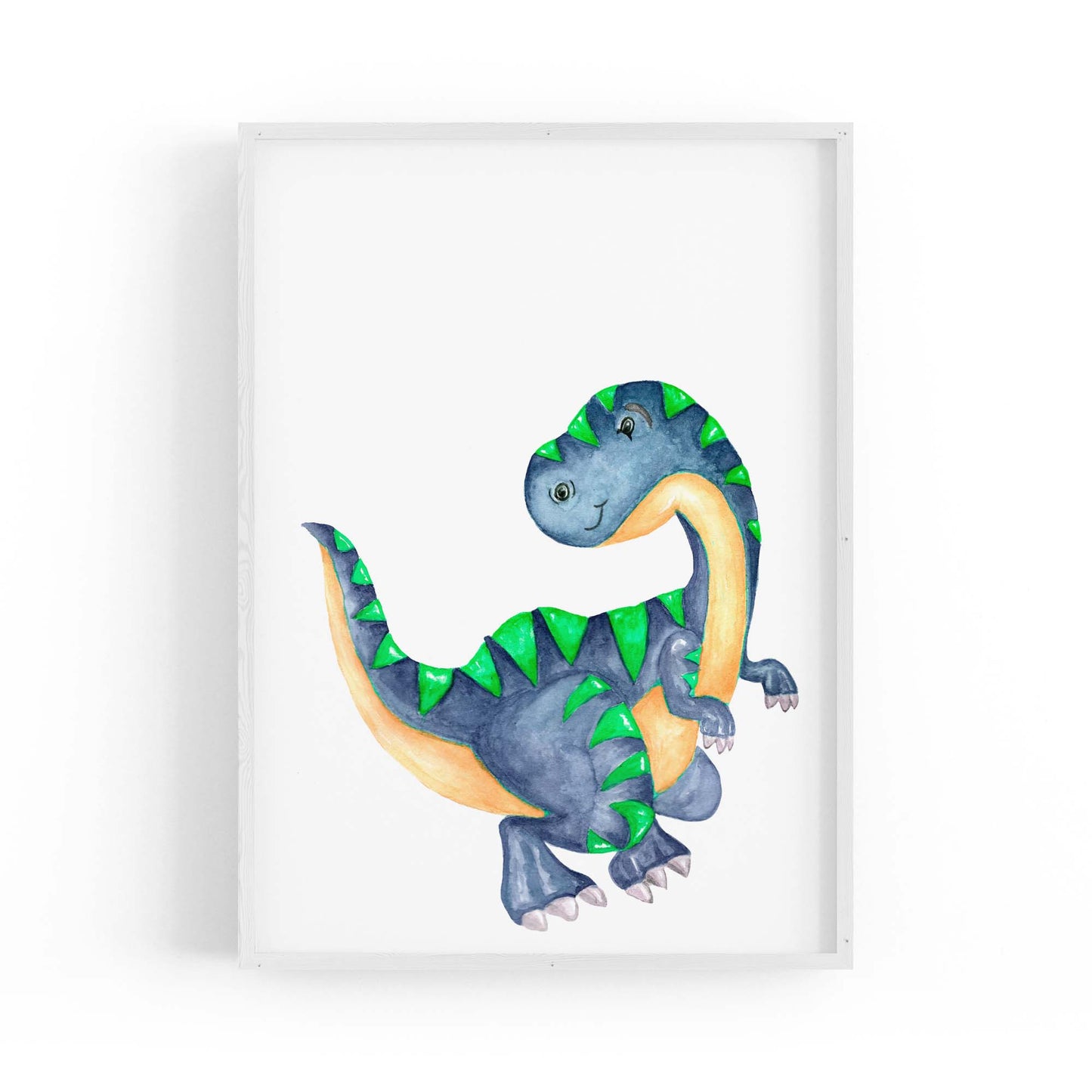 Cute Cartoon Dinosaur Boys Bedroom Wall Art #4 - The Affordable Art Company