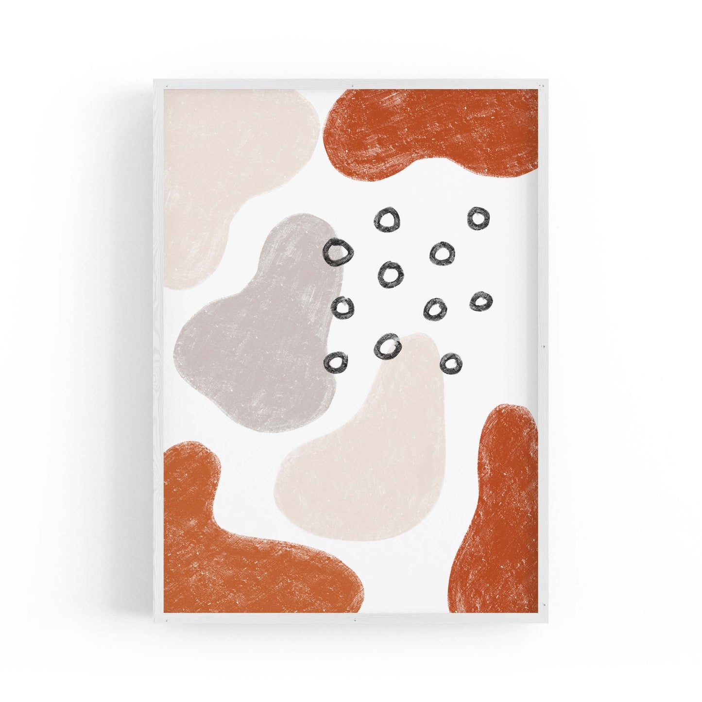 Modern Abstract Shape Minimal Retro Wall Art #13 - The Affordable Art Company