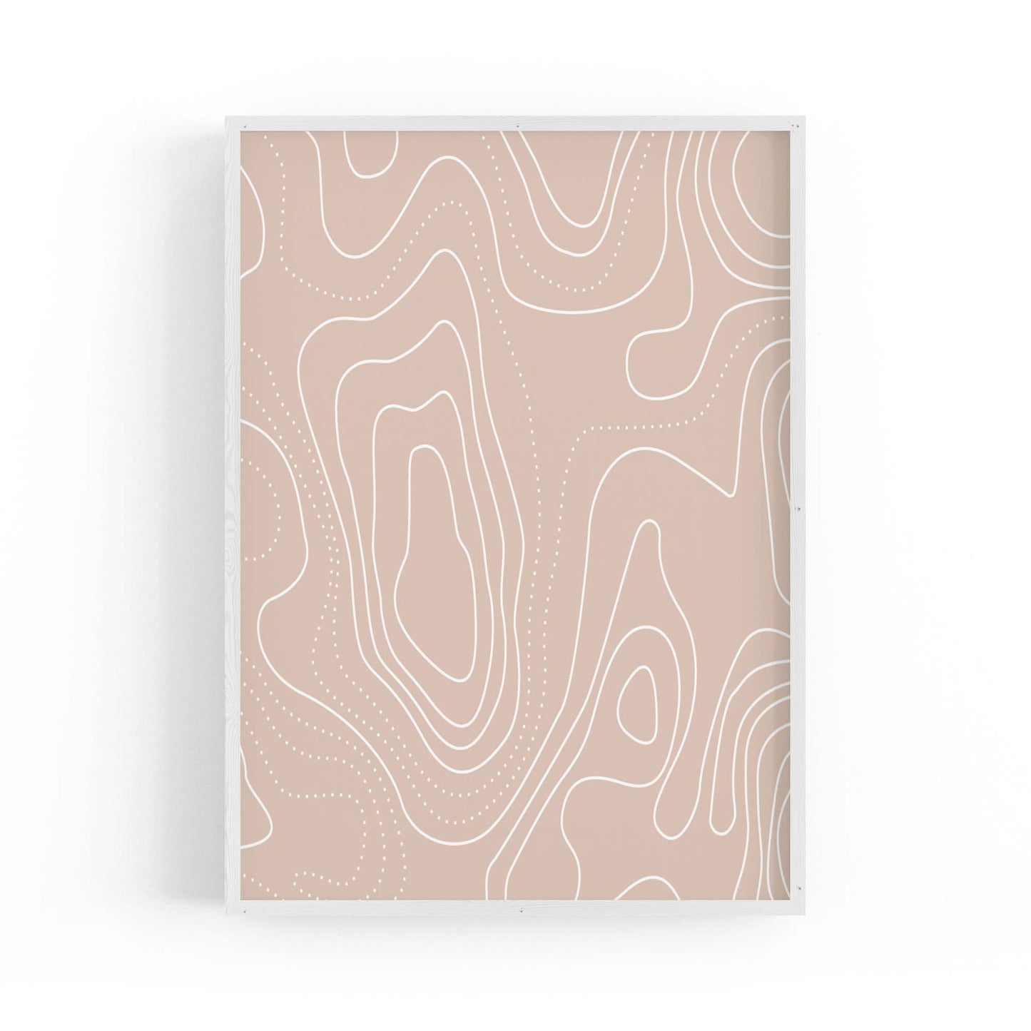 Calm Abstract Minimal Pastel Modern Wall Art #5 - The Affordable Art Company