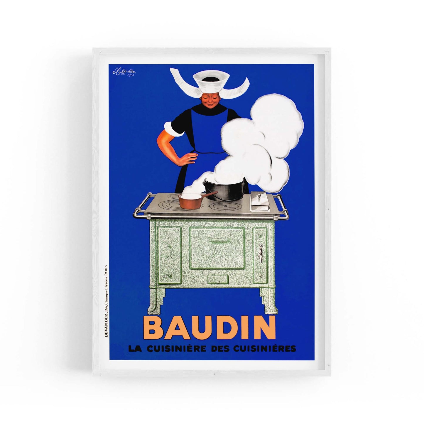 Baudin Vintage Advert Wall Art - The Affordable Art Company