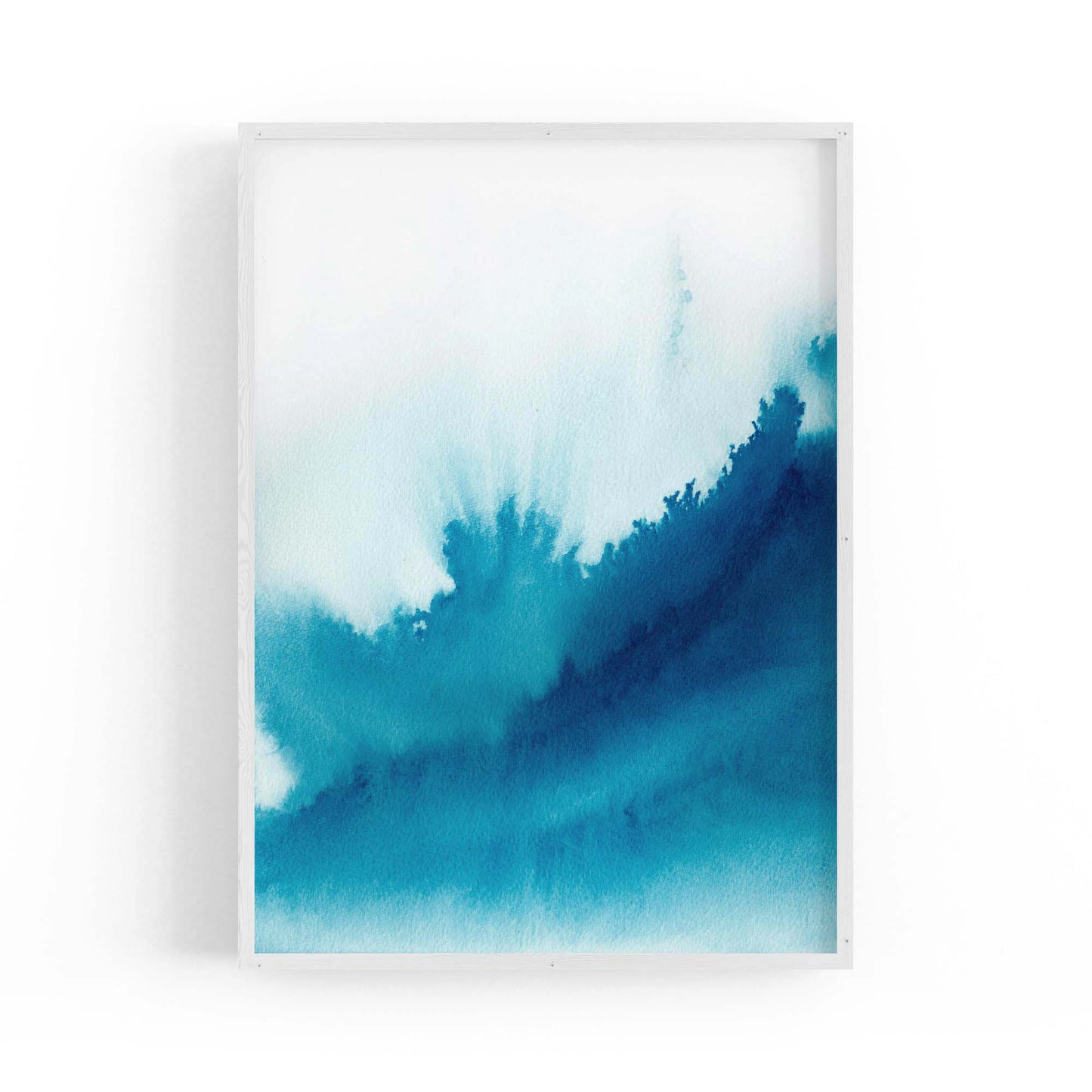 Minimal Blue Painting Abstract Modern Wall Art #15 - The Affordable Art Company