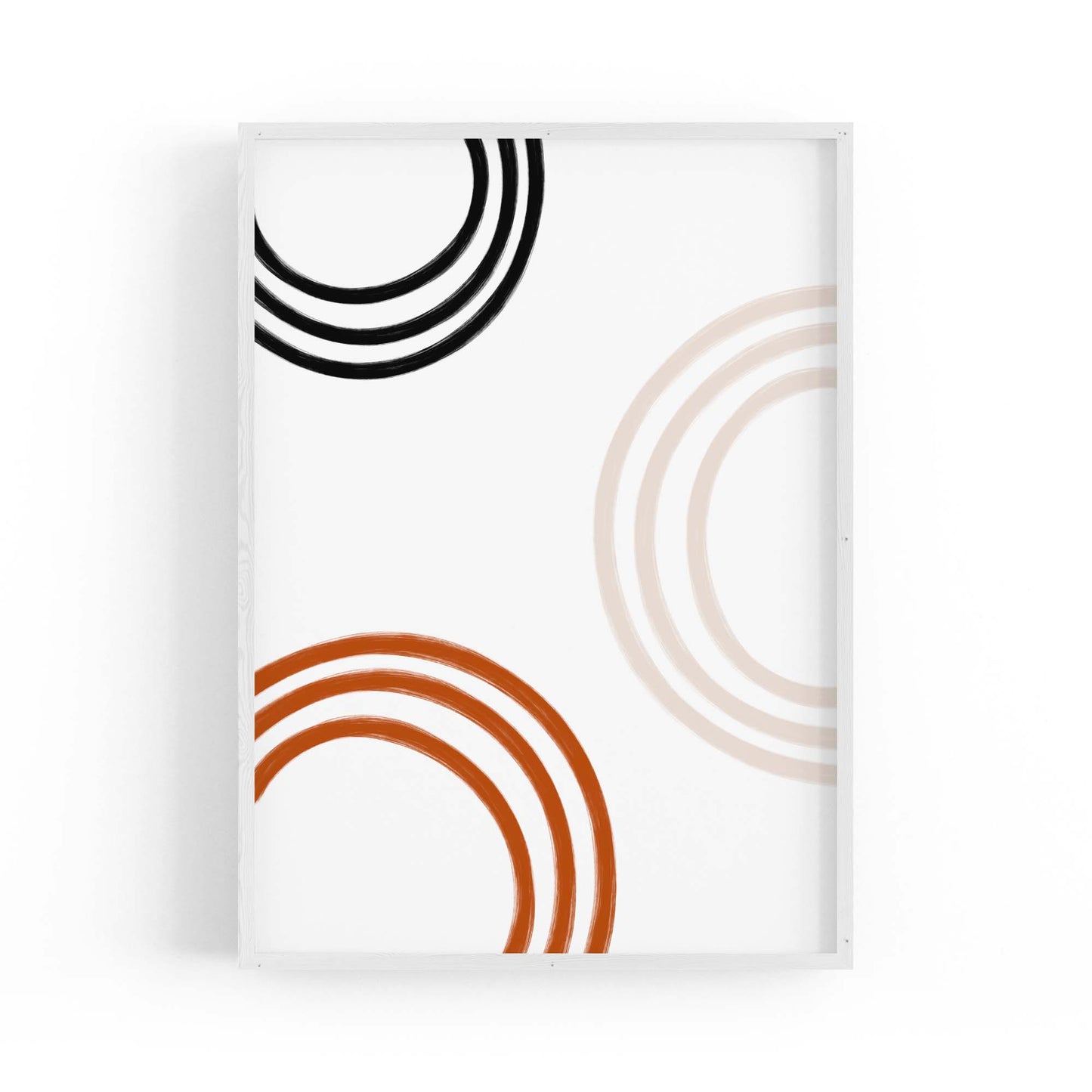 Modern Abstract Shape Minimal Retro Wall Art #12 - The Affordable Art Company