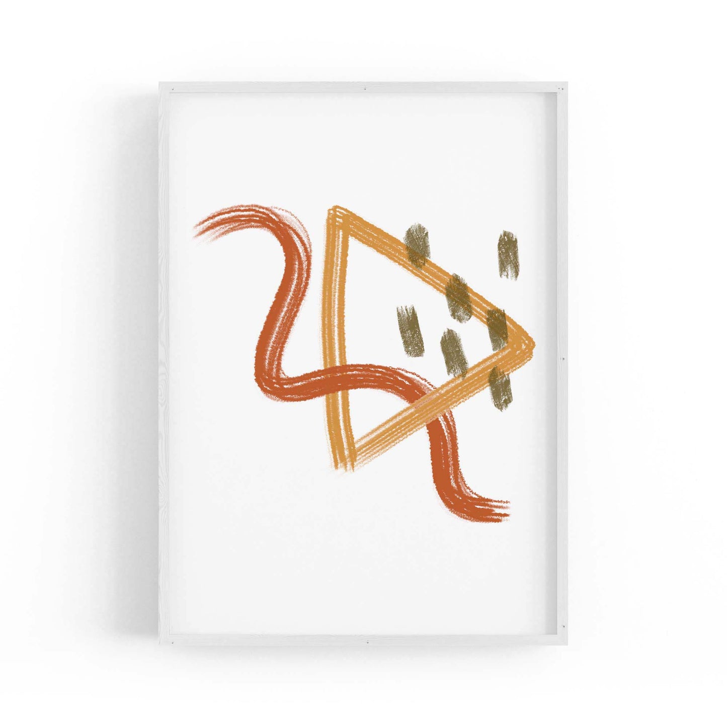 Shaped Abstract Minimal Wall Art - The Affordable Art Company