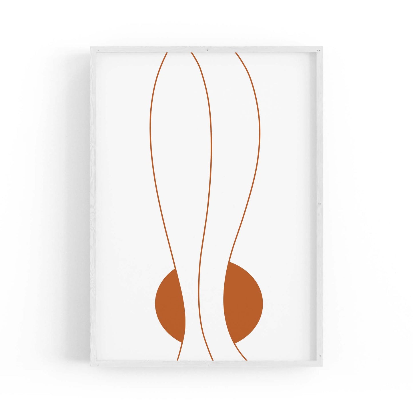 Minimal Waves Line Abstract Wall Art #7 - The Affordable Art Company
