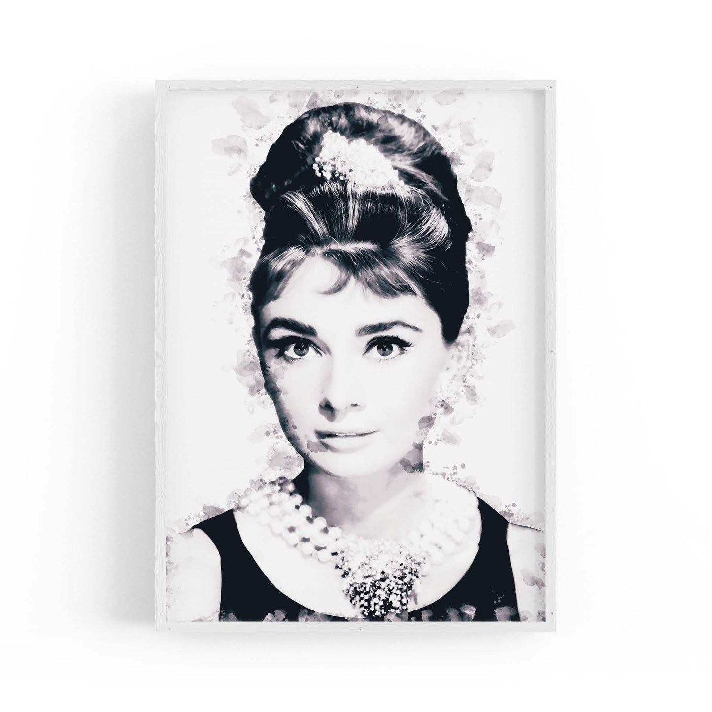 Audrey Hepburn Fashion Minimal Bedroom Wall Art #7 - The Affordable Art Company