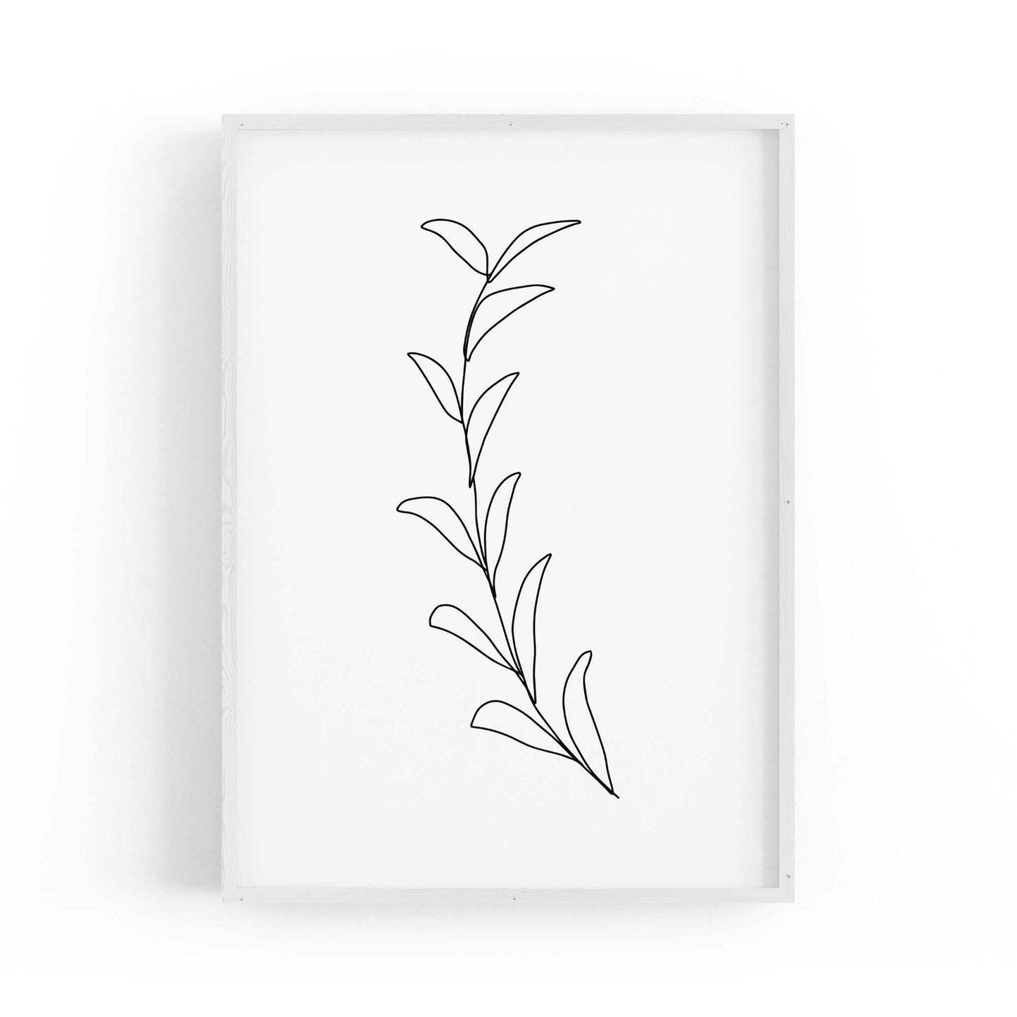 Minimal Floral Drawing Flower Abstract Wall Art #44 - The Affordable Art Company