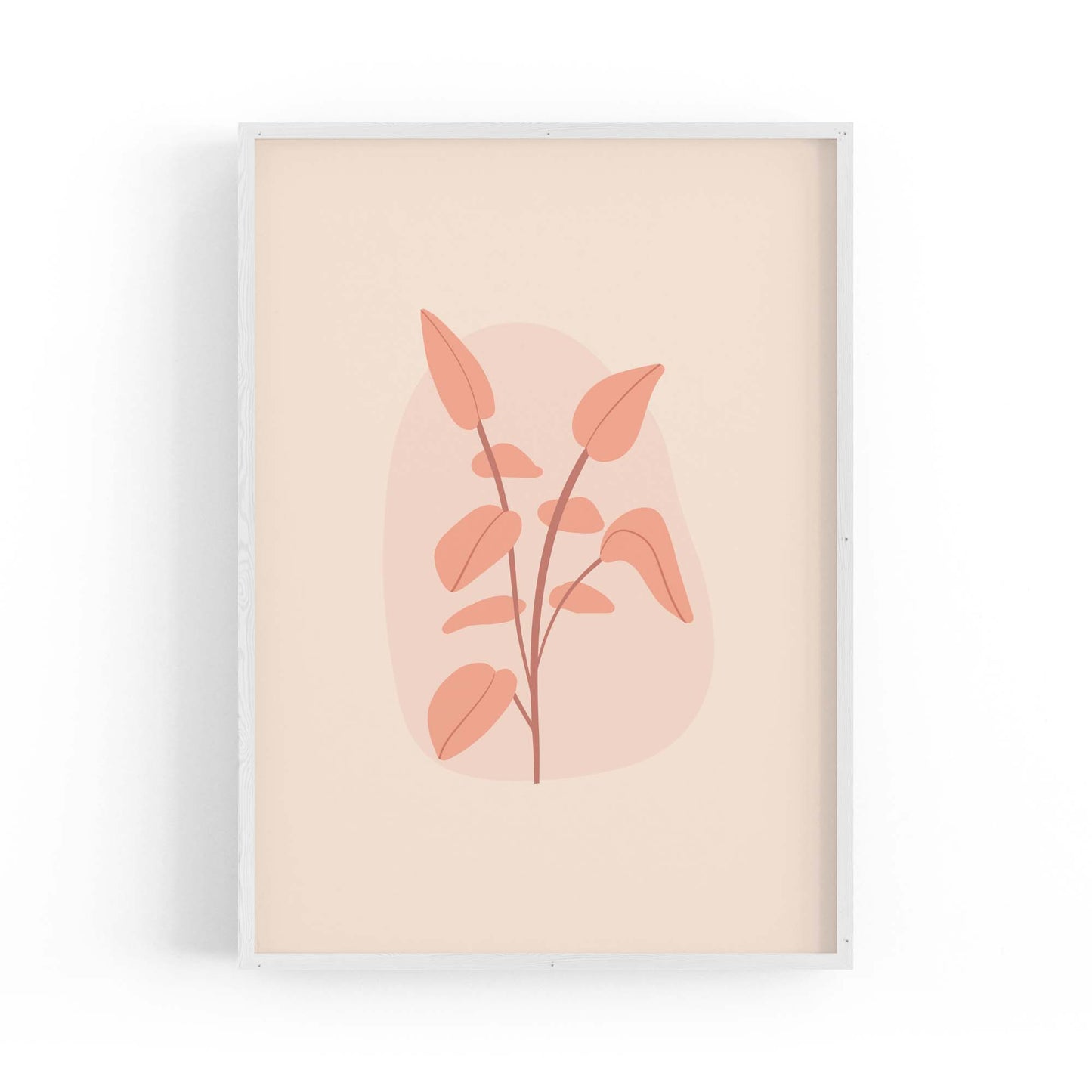 Minimal Plant Abstract Retro Kitchen Wall Art #5 - The Affordable Art Company