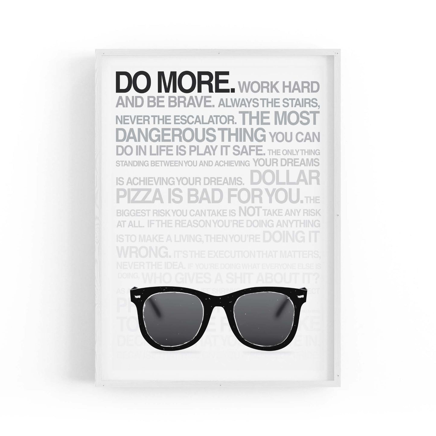 "Do More" Work Office Motivational Quote Wall Art - The Affordable Art Company