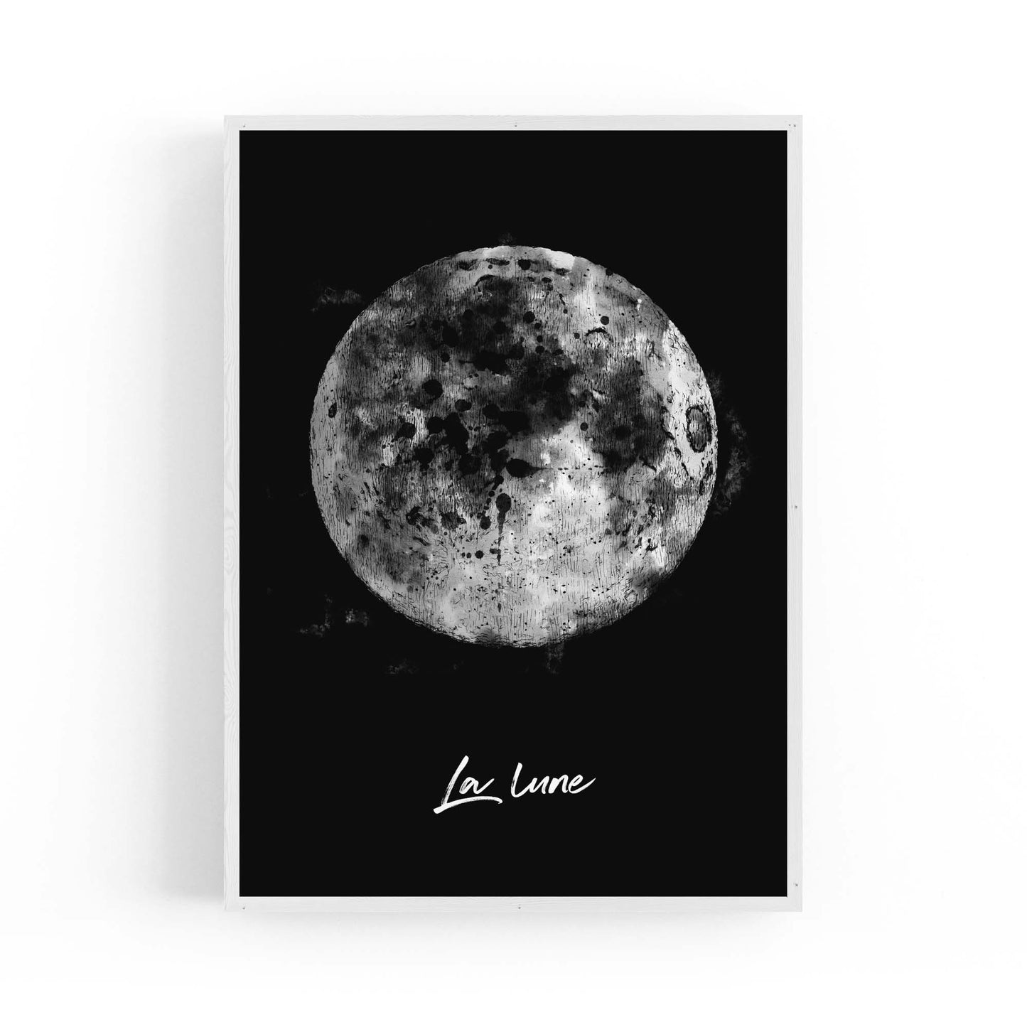 The Moon Space Science Painting Wall Art - The Affordable Art Company