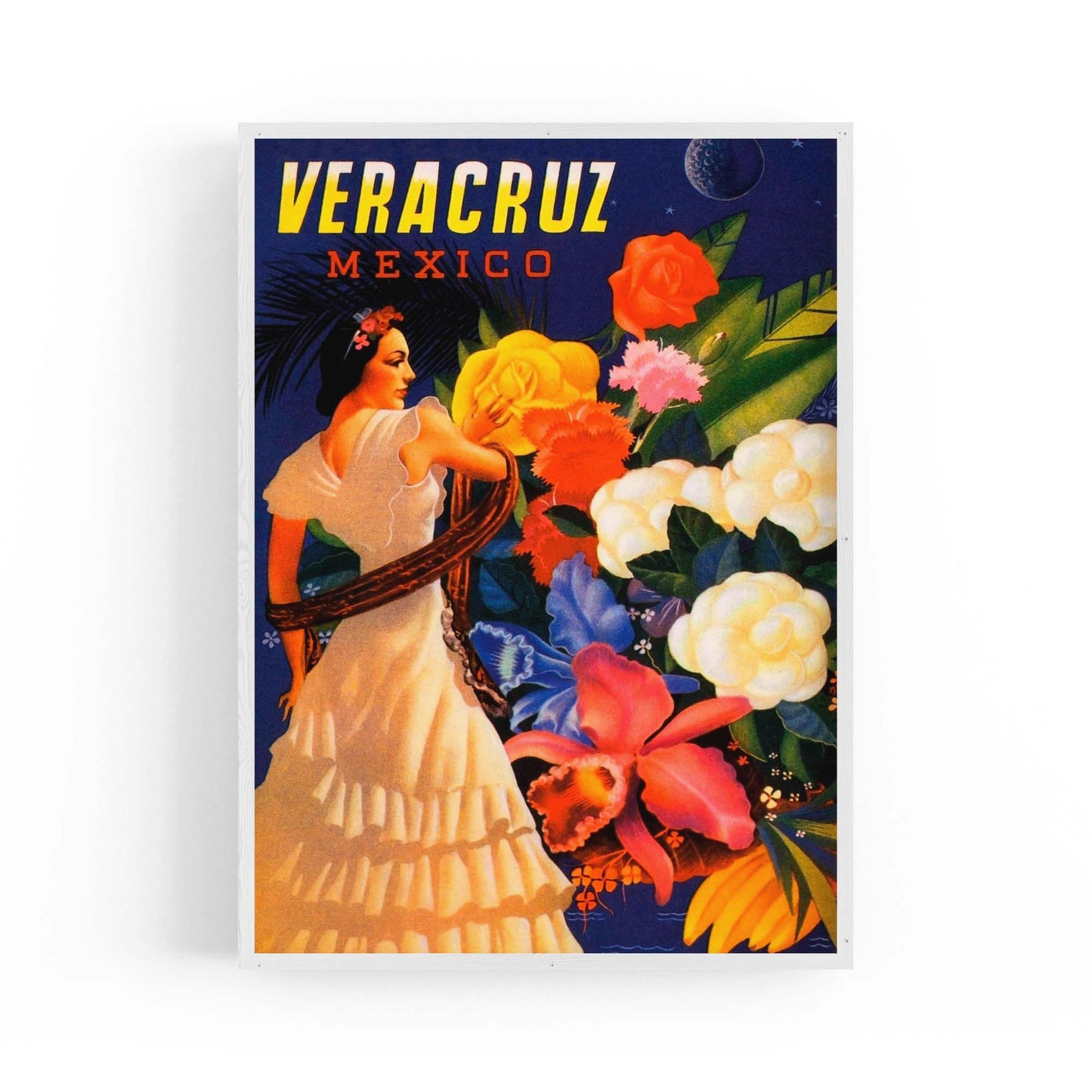 Veracruz, Mexico Vintage Travel Advert Wall Art - The Affordable Art Company
