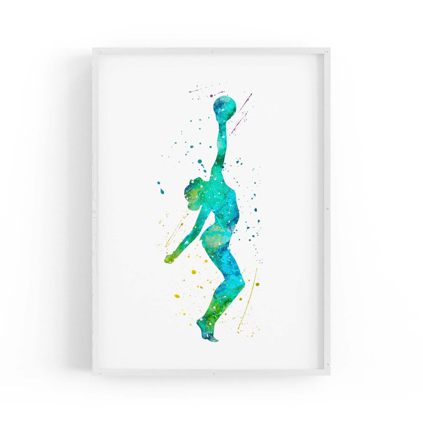 Gymnast Dance Girls Bedroom Gymnastics Wall Art #1 - The Affordable Art Company