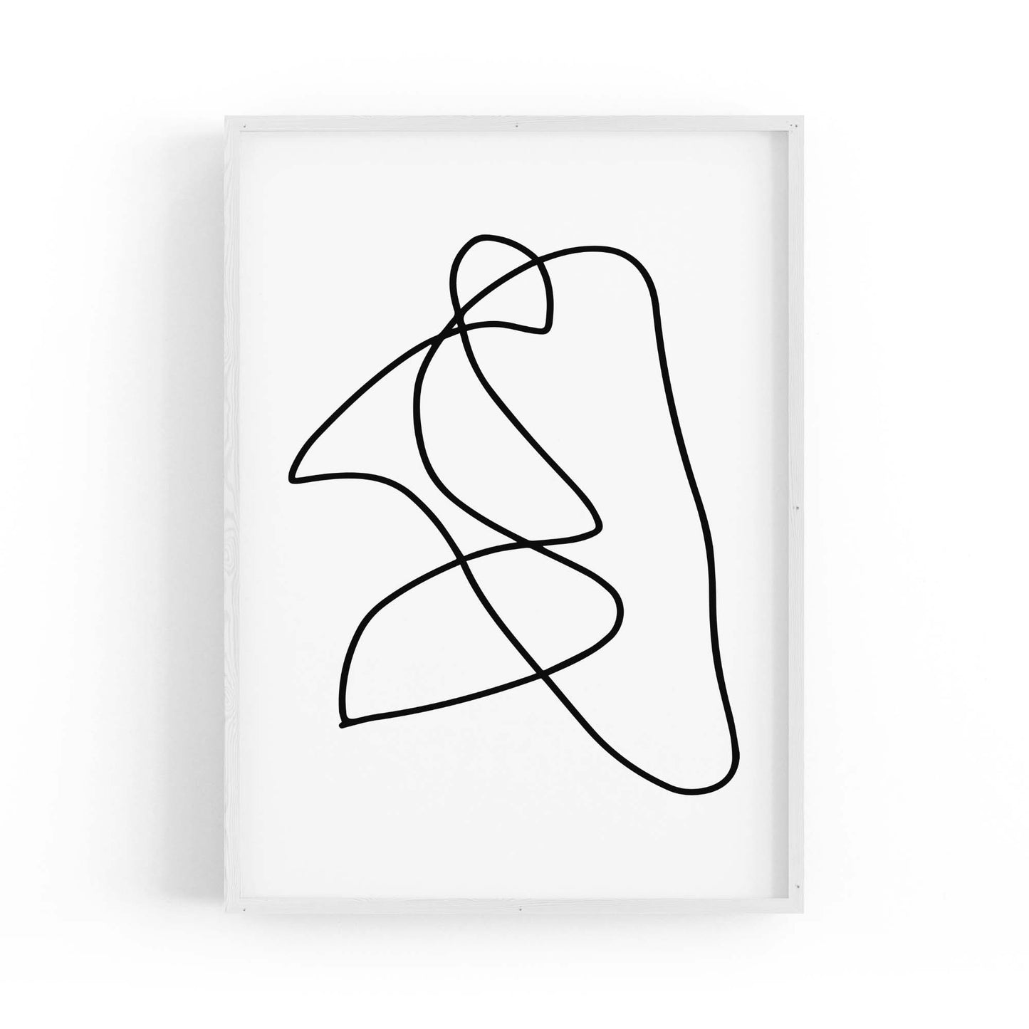 Minimal Abstract Modern Line Artwork Wall Art #6 - The Affordable Art Company