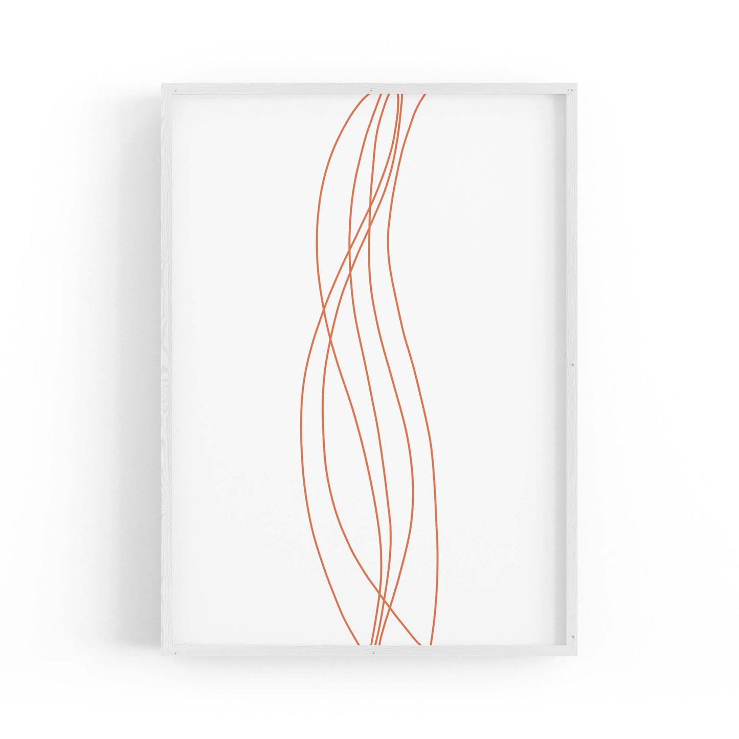 Minimal Waves Line Abstract Wall Art #4 - The Affordable Art Company