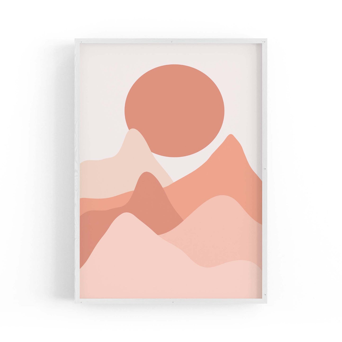 Minimal Mountain Wall Art - The Affordable Art Company