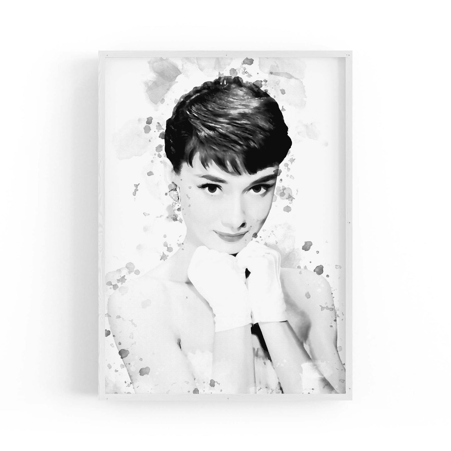 Audrey Hepburn Fashion Minimal Bedroom Wall Art #6 - The Affordable Art Company