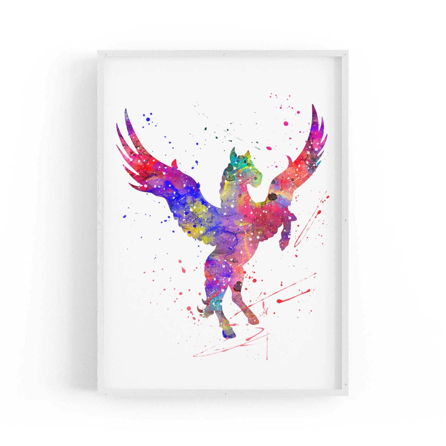 Pegasus Nursery Animal Fantasy Wall Art - The Affordable Art Company