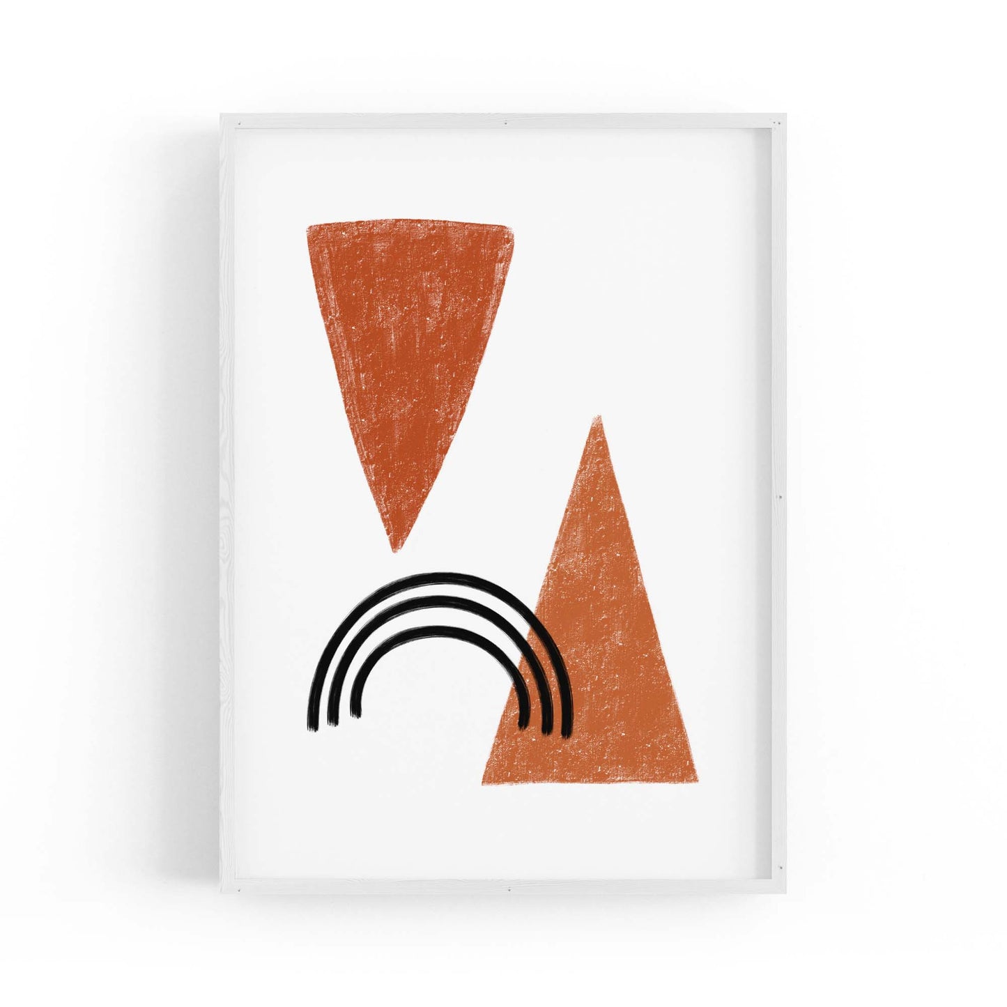 Modern Abstract Shape Minimal Retro Wall Art #4 - The Affordable Art Company