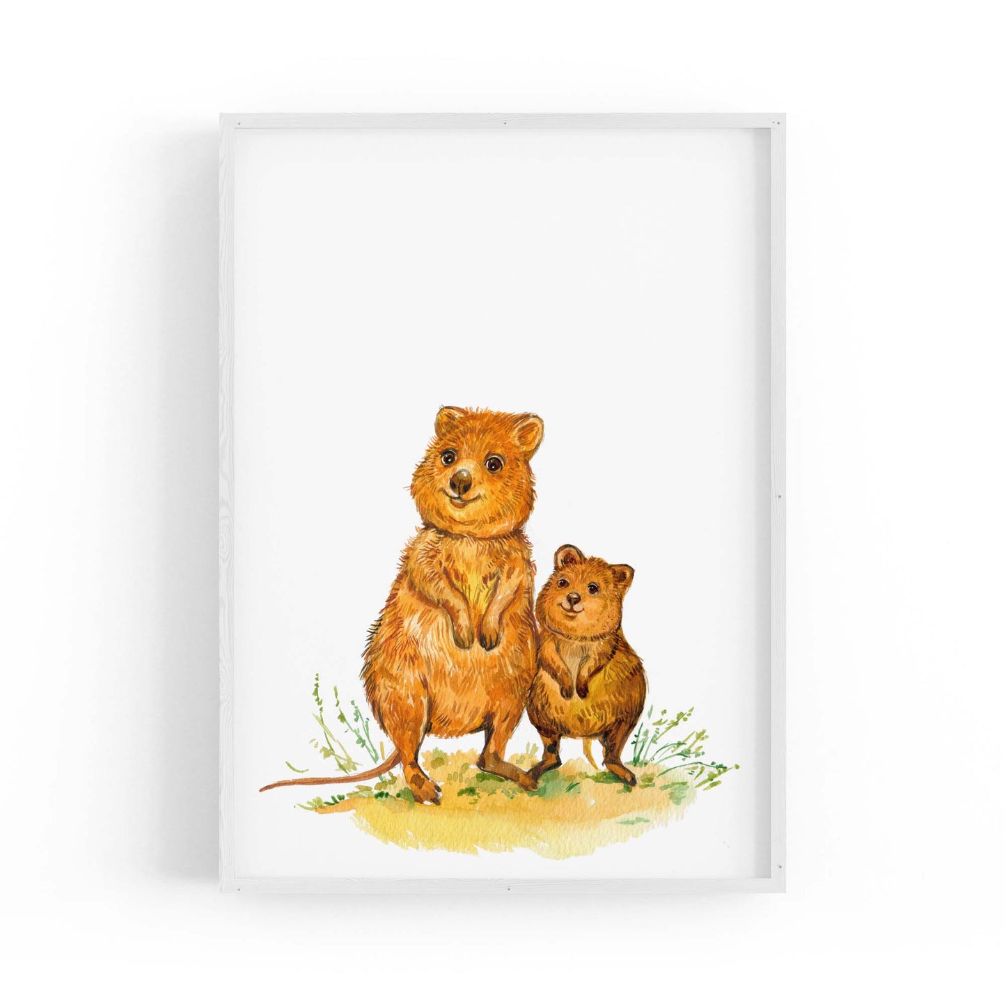 Australian Quokka Painting Animal Nursery Wall Art #2 - The Affordable Art Company