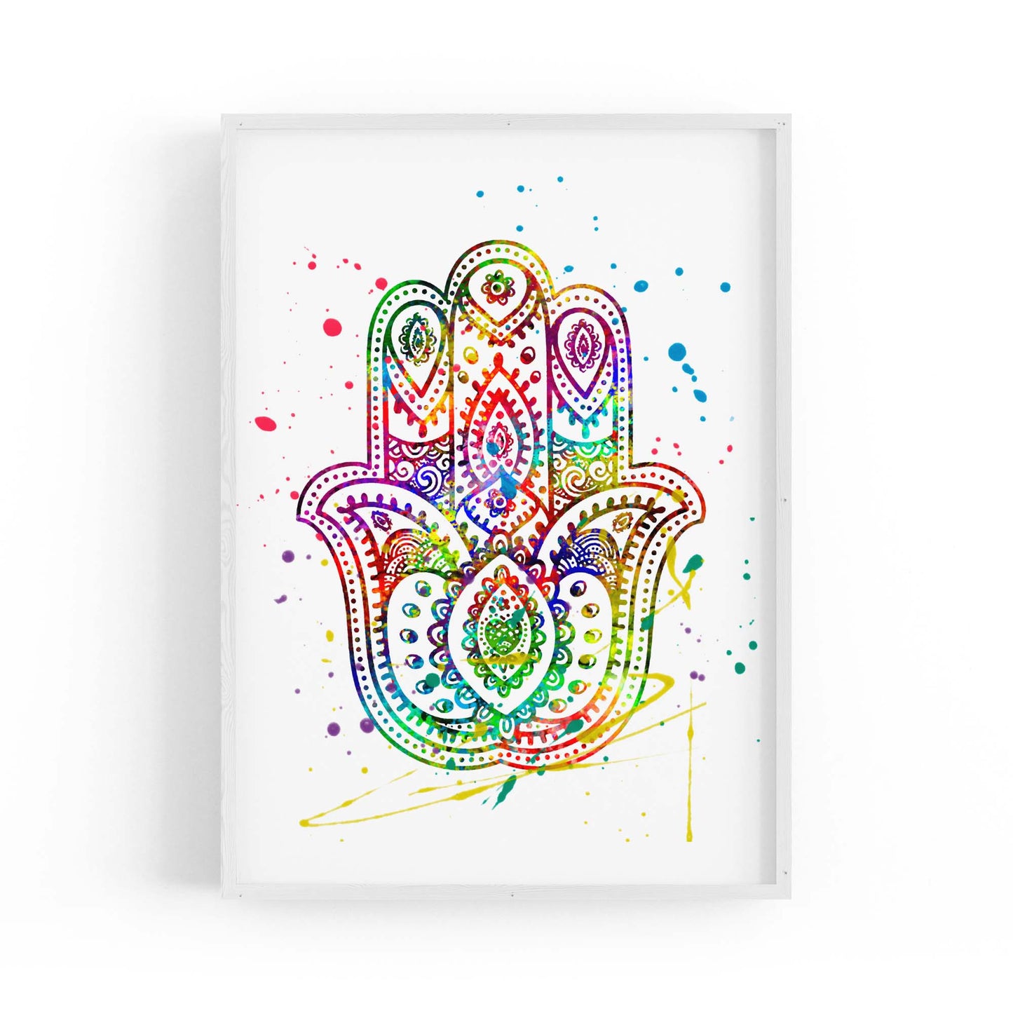 Yoga Studio Mandala Calming Yoga Buddhist Wall Art #1 - The Affordable Art Company