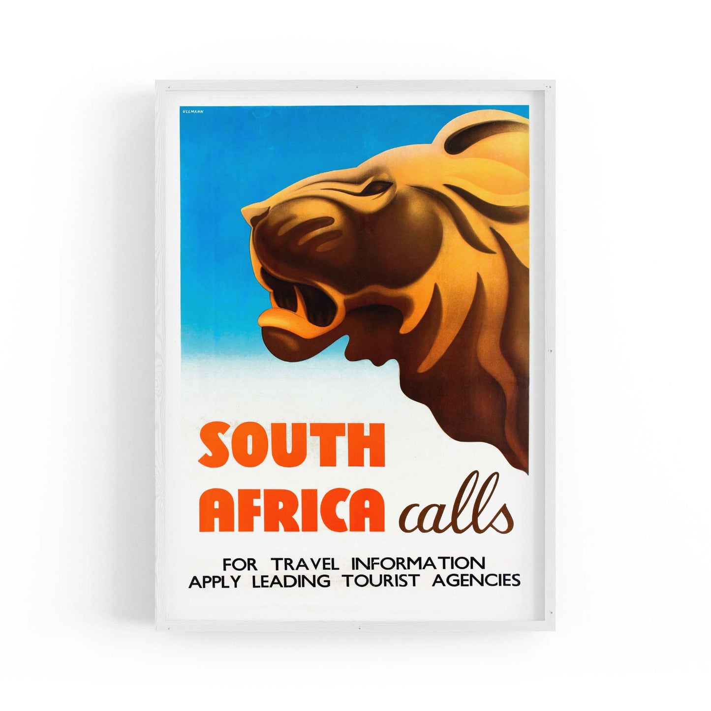 South Africa Vintage Travel Advert Wall Art - The Affordable Art Company
