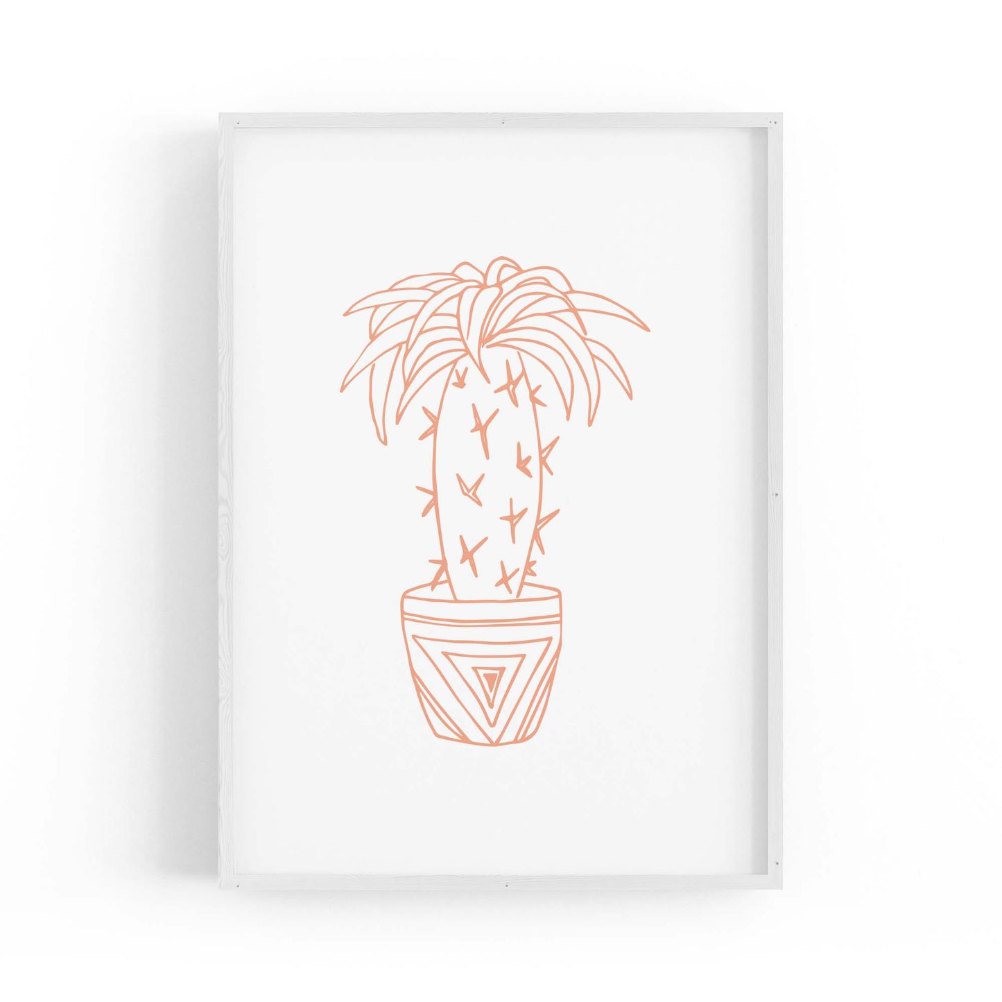 Abstract House Plant Minimal Living Room Wall Art #21 - The Affordable Art Company