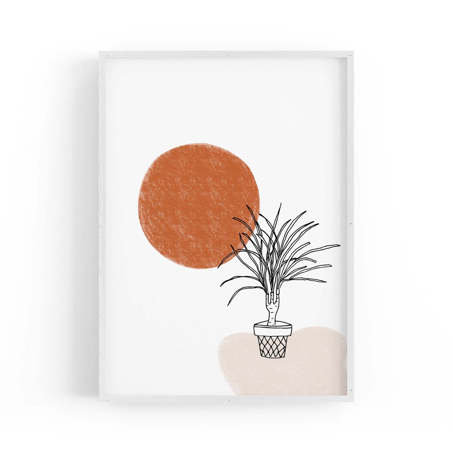 Modern Abstract Shape Minimal Retro Wall Art #16 - The Affordable Art Company