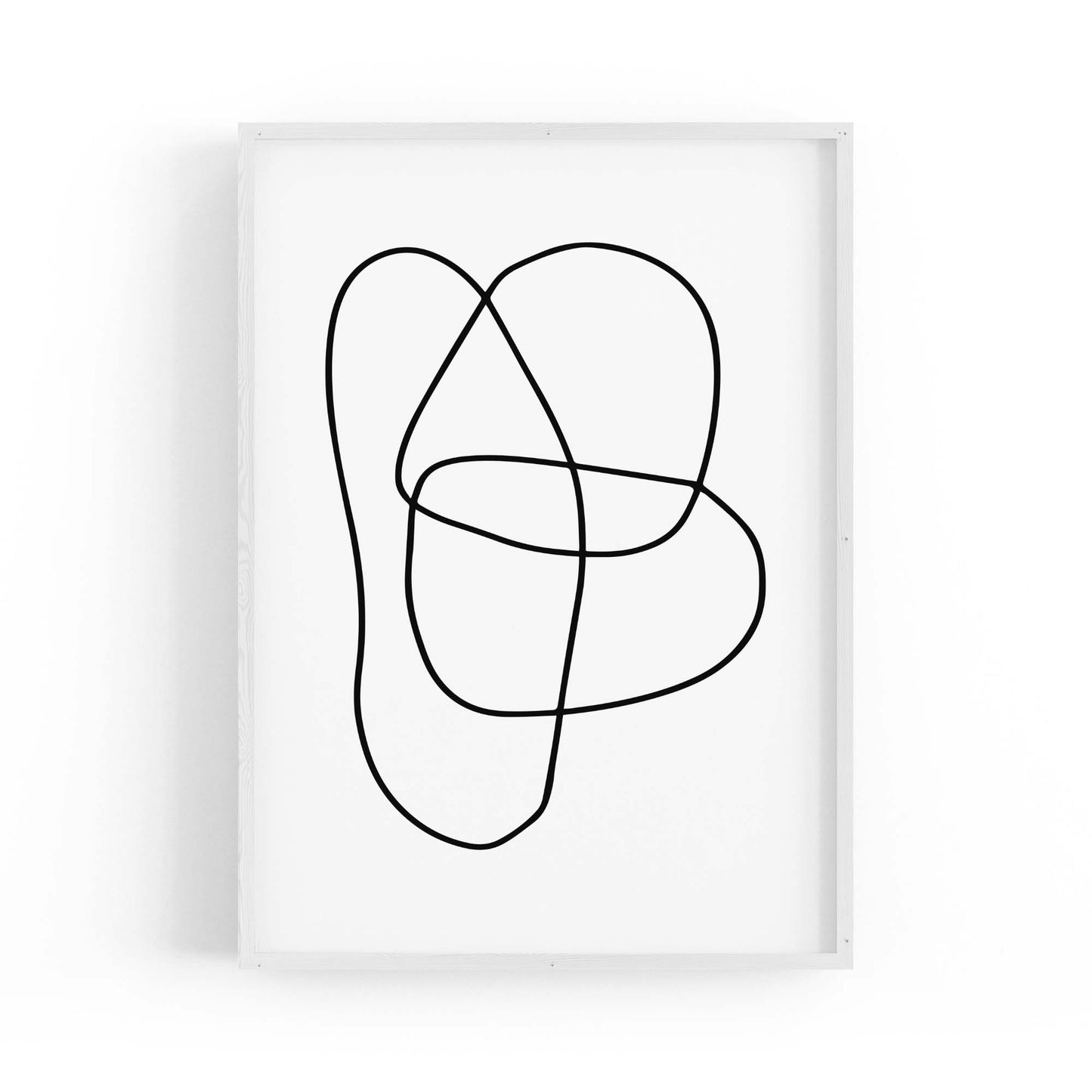 Minimal Abstract Modern Line Artwork Wall Art #9 - The Affordable Art Company
