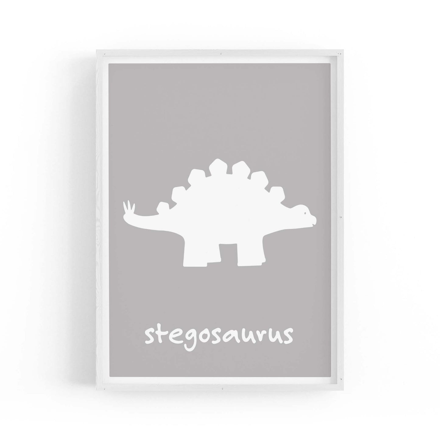 Stegosaurus Dinosaur Boys Bedroom Nursery Art - The Affordable Art Company