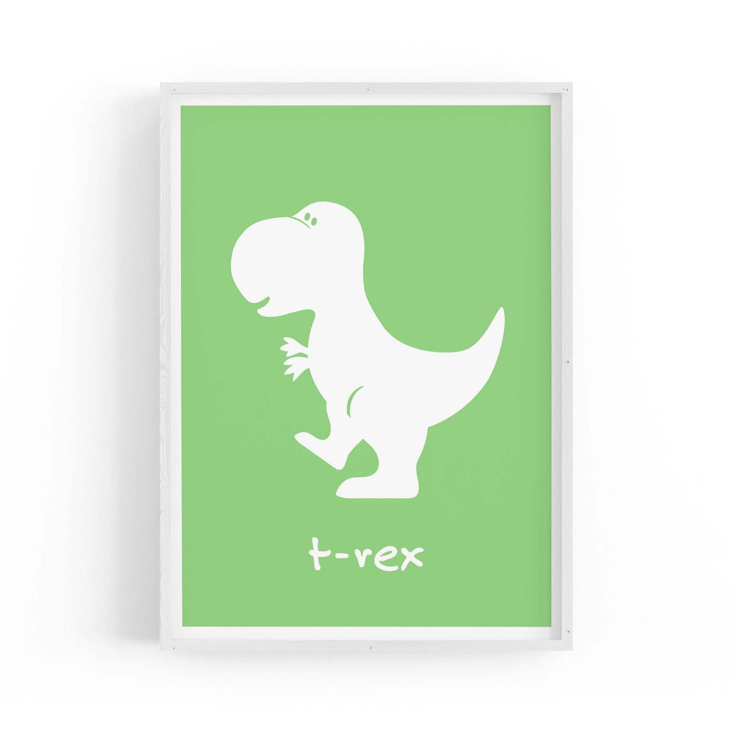 T-Rex Dinosaur Boys Bedroom Nursery Wall Art - The Affordable Art Company
