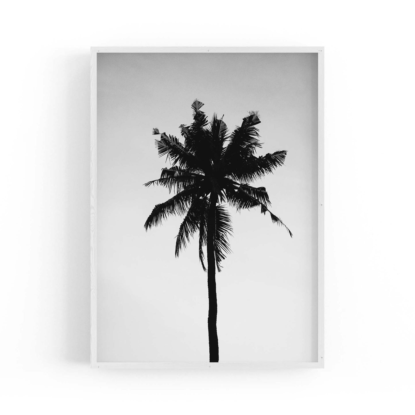 Palm Tree Sunset Photograph Coastal Wall Art #1 - The Affordable Art Company