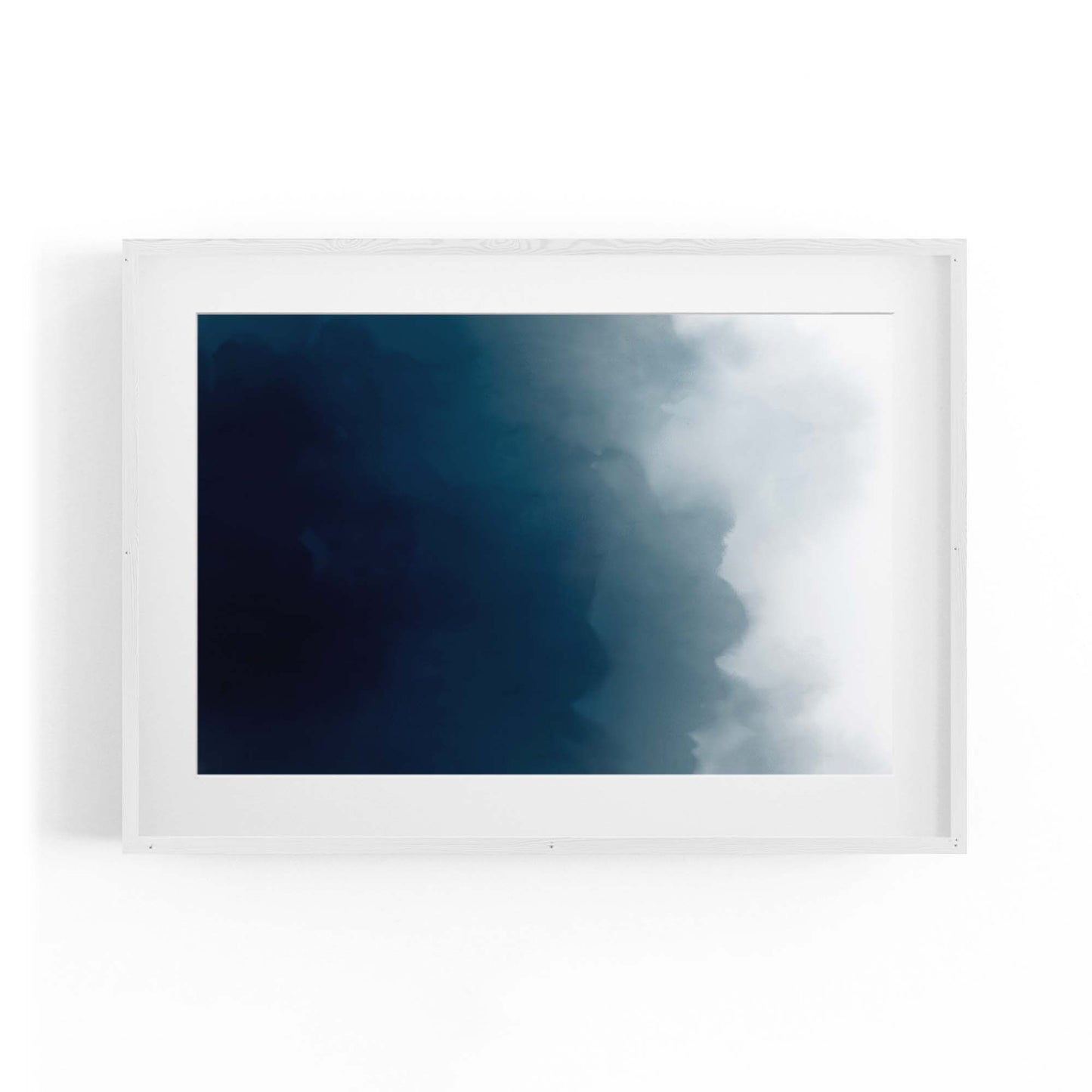 Minimal Blue Painting Abstract Modern Wall Art #17 - The Affordable Art Company