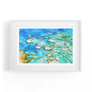 Great Barrier Reef Australian Painting Wall Art - The Affordable Art Company