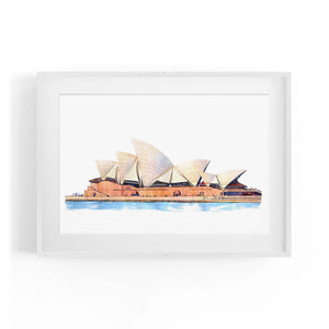 Sydney Opera House Painting Australian Wall Art - The Affordable Art Company