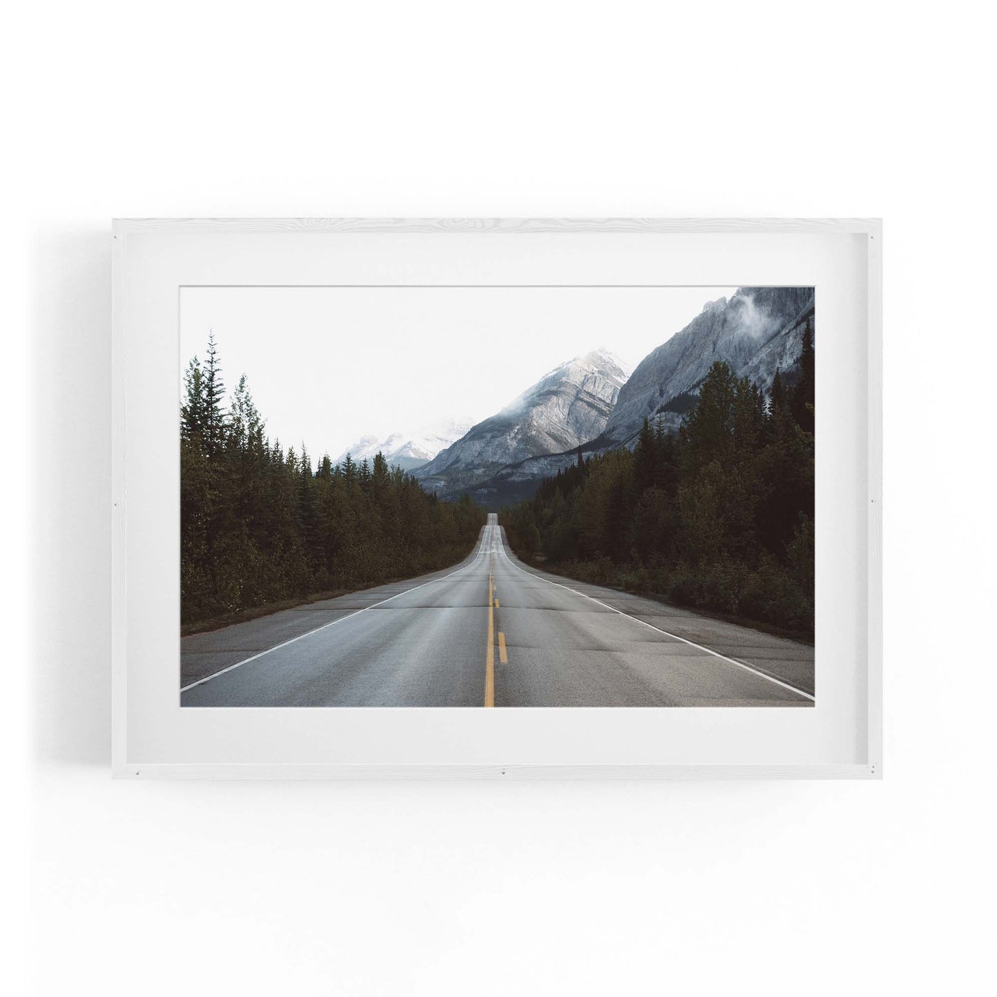 Mountainous Road Landscape Photograph Wall Art - The Affordable Art Company