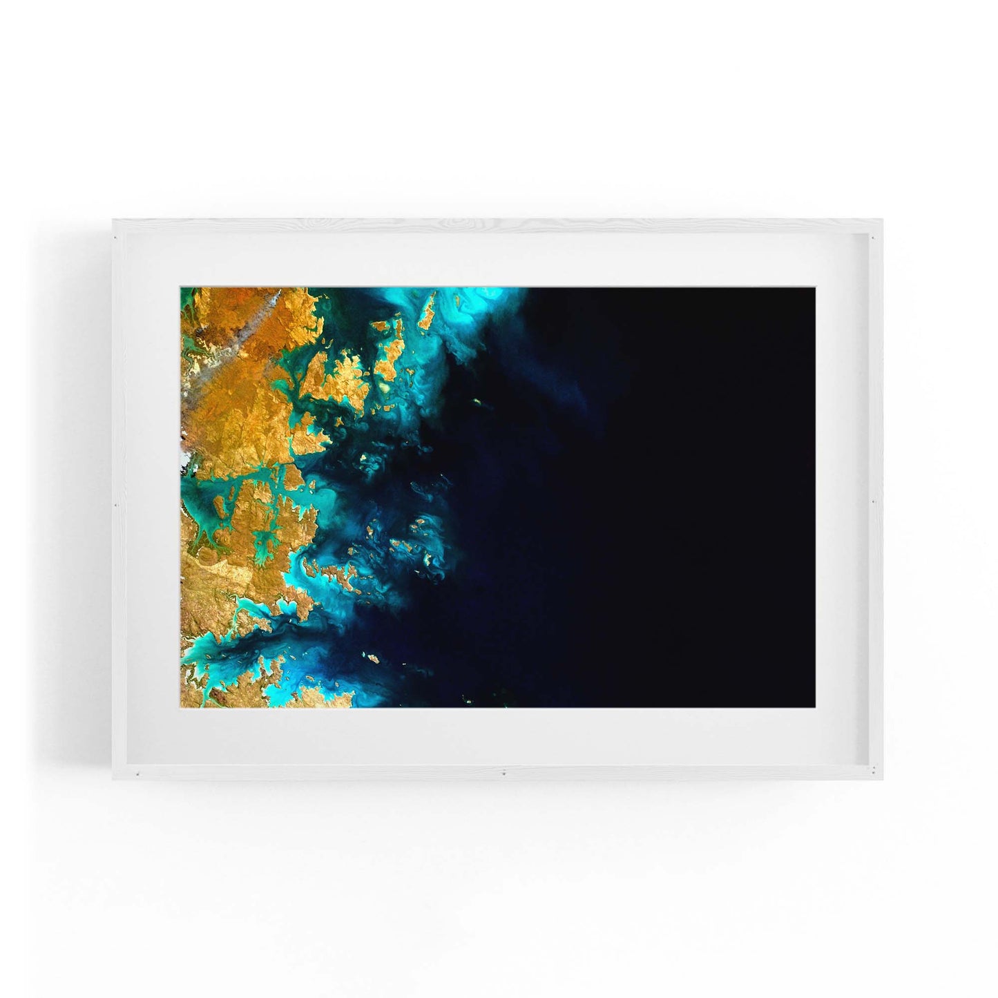 Northwesten Australia Aerial Photograph Wall Art - The Affordable Art Company