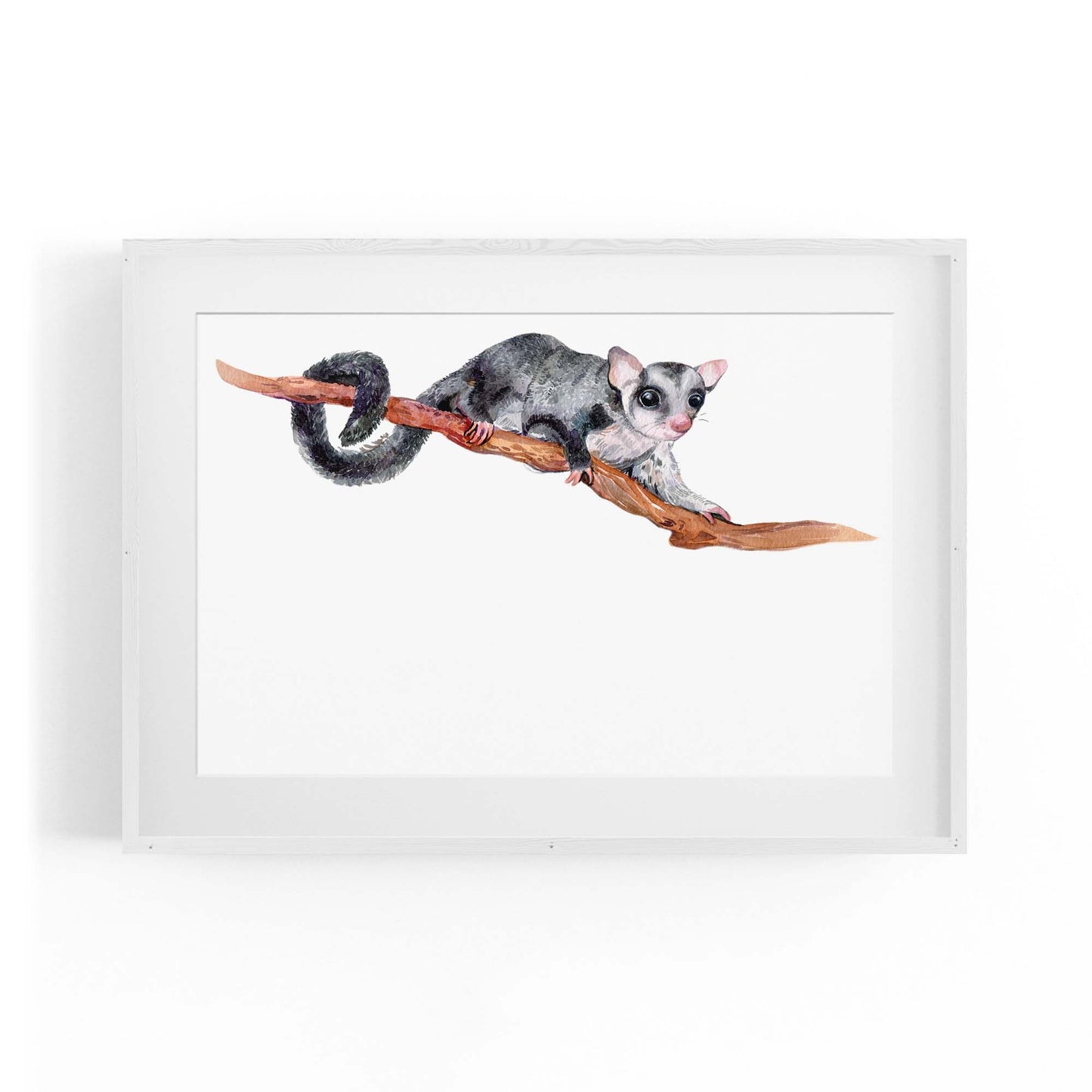 Australian Possum Painting Animal Nursery Wall Art - The Affordable Art Company
