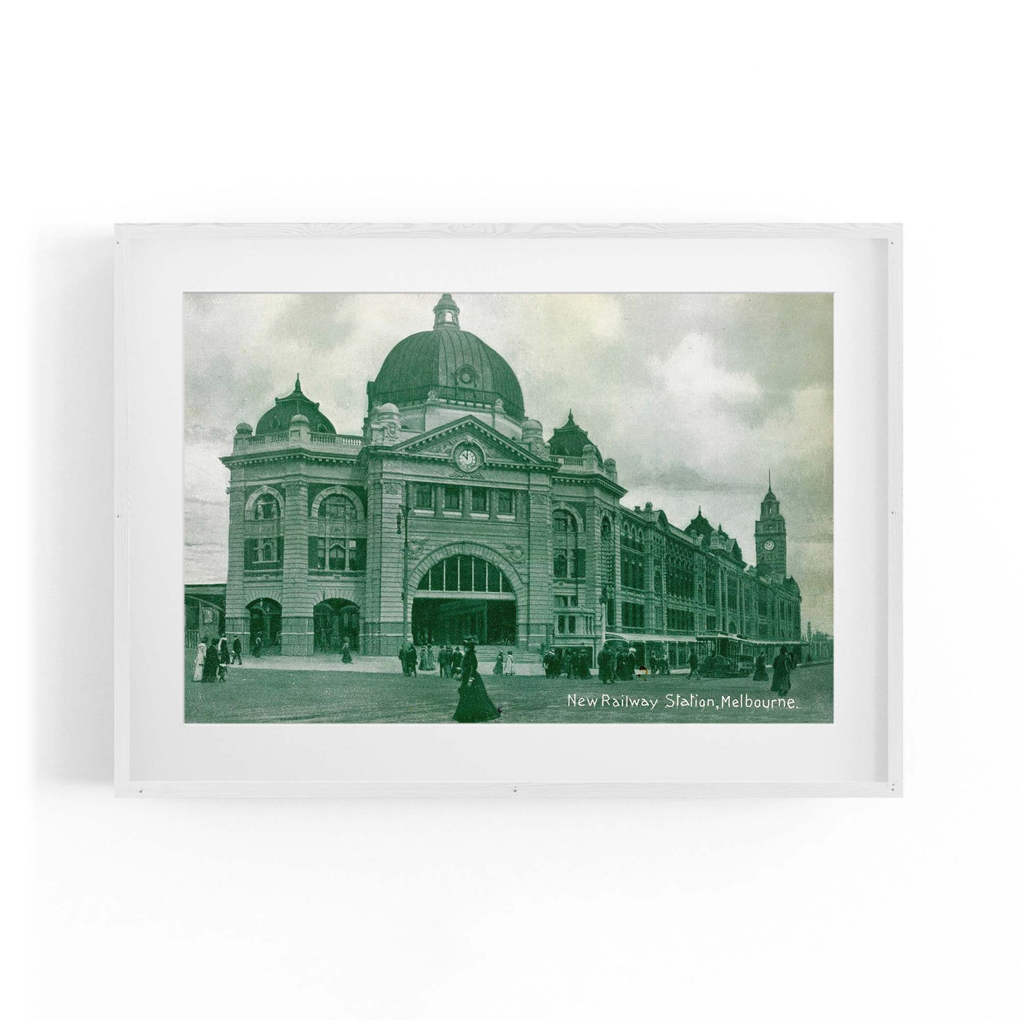 Flinders St Station Melbourne Vintage Photograph Art #4 - The Affordable Art Company