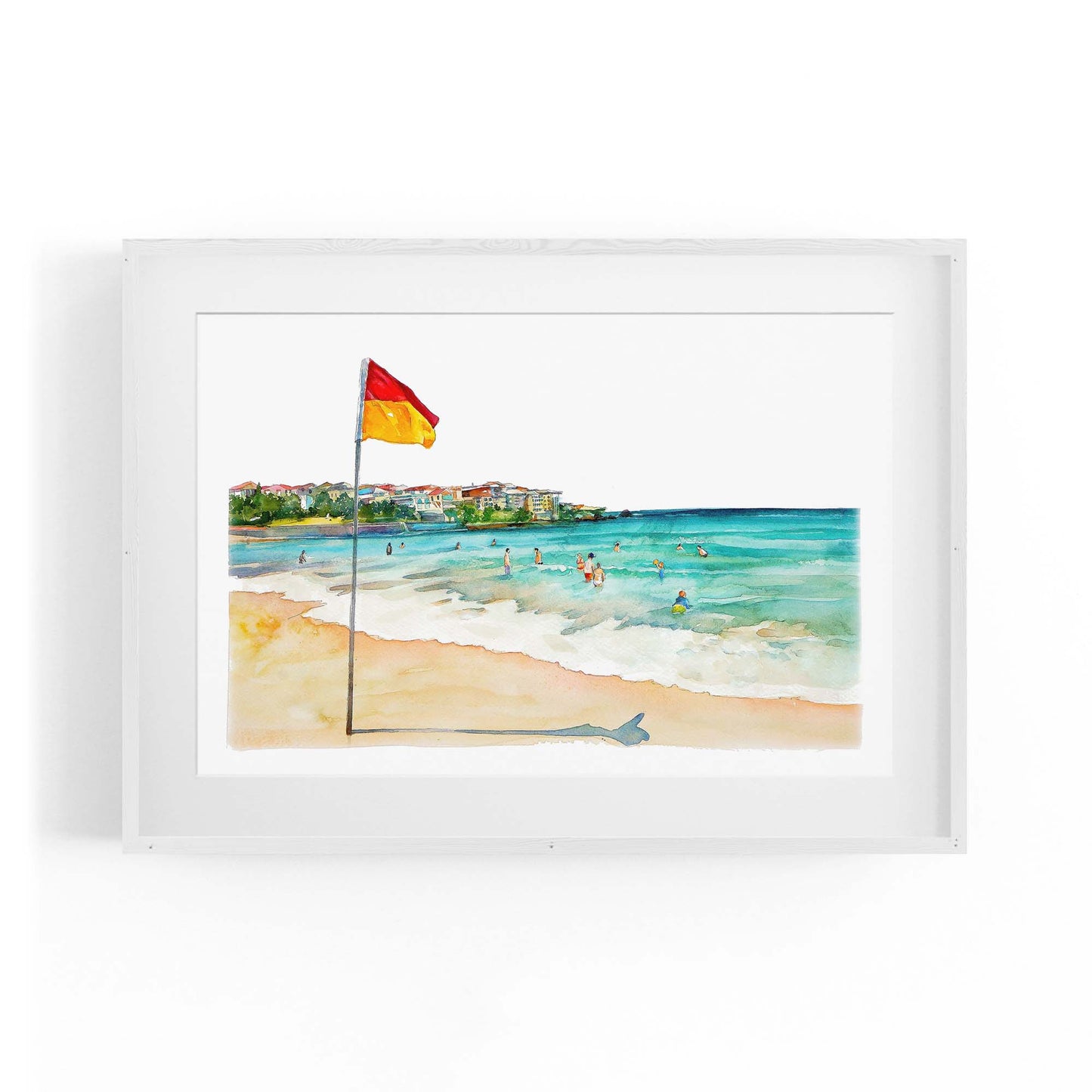 Bondi Beach Sydney Coastal Painting Wall Art - The Affordable Art Company