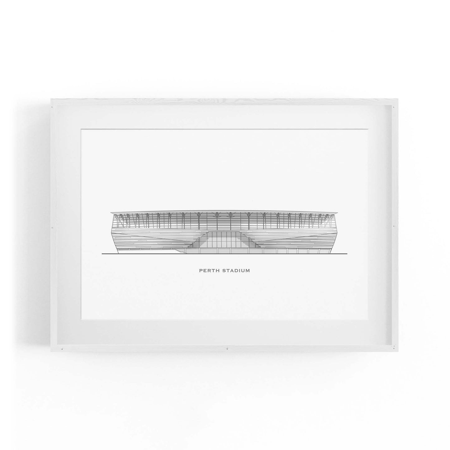 Perth Stadium Original Wall Art - The Affordable Art Company