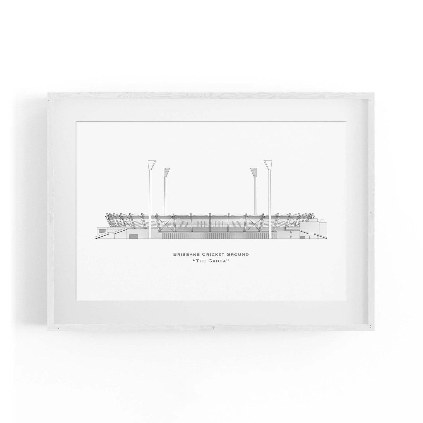 Brisbane Cricket Ground "The Gabba" Original Wall Art - The Affordable Art Company