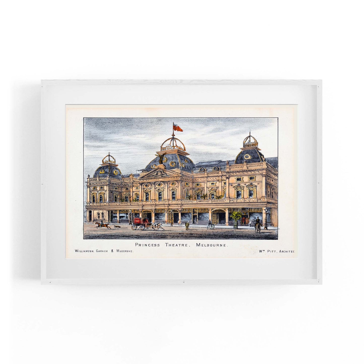 Princess Theatre Melbourne Vintage Wall Art #2 - The Affordable Art Company