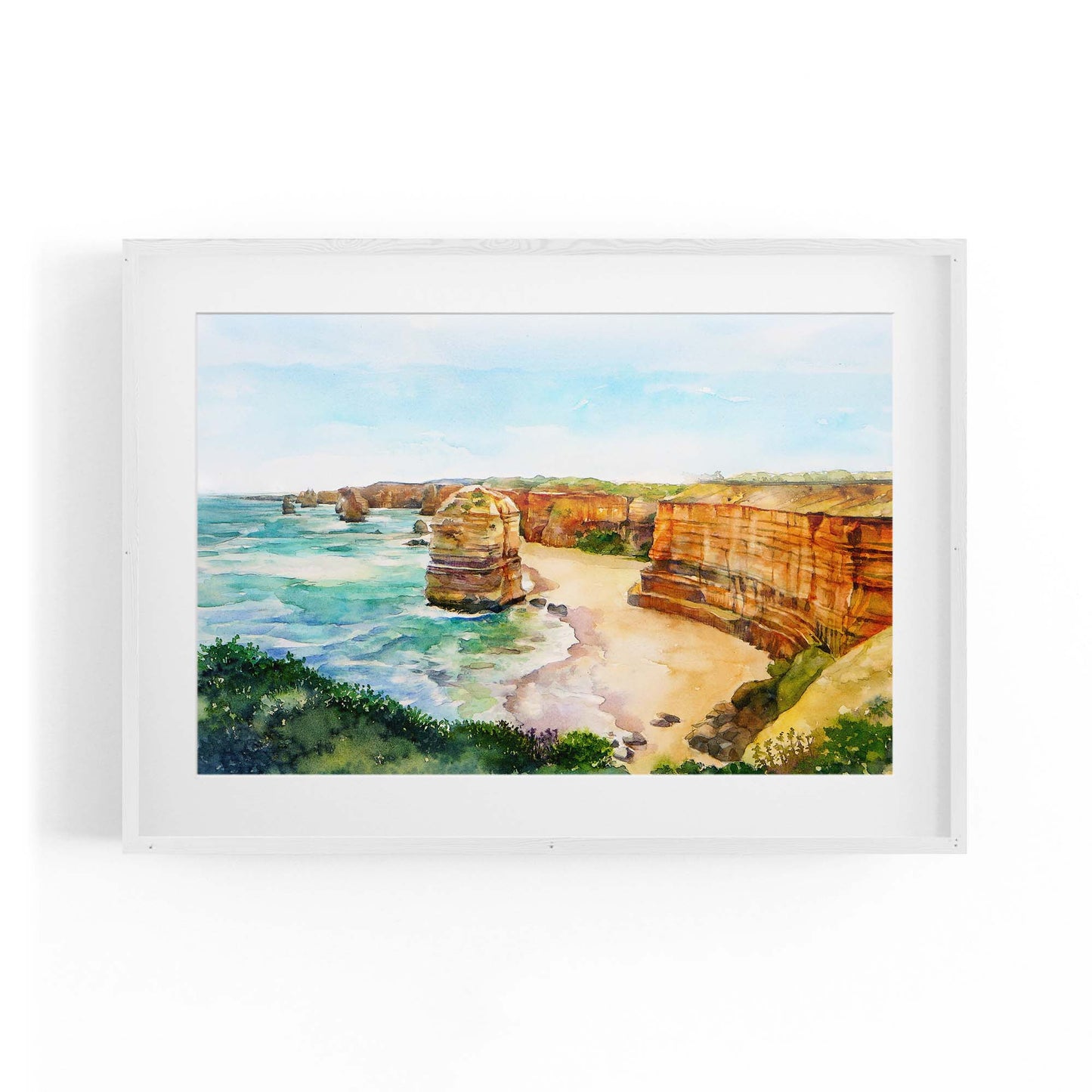 12 Apostles Victoria Melbourne Painting Wall Art - The Affordable Art Company