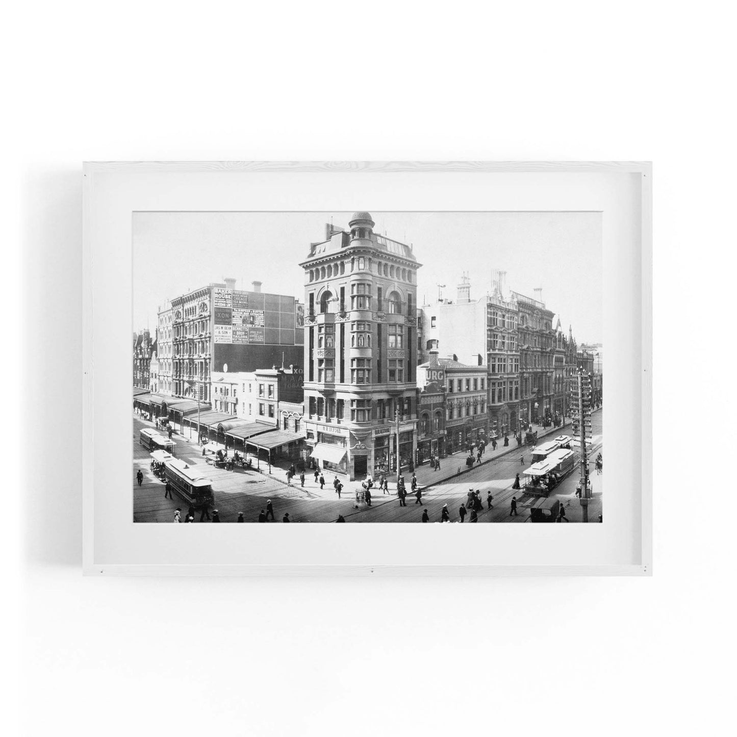 Melbourne Streets Vintage Photograph Wall Art - The Affordable Art Company