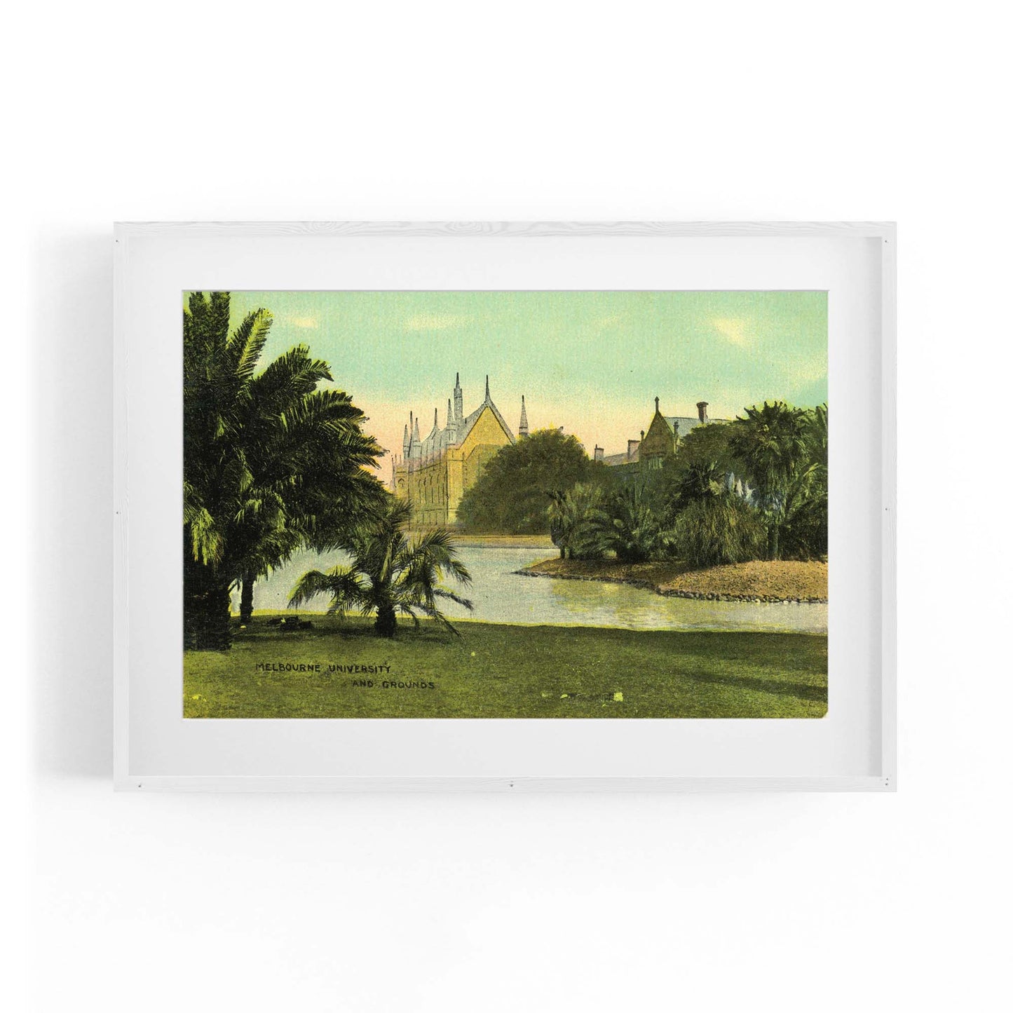 Melbourne University Vintage Artwork Wall Art - The Affordable Art Company