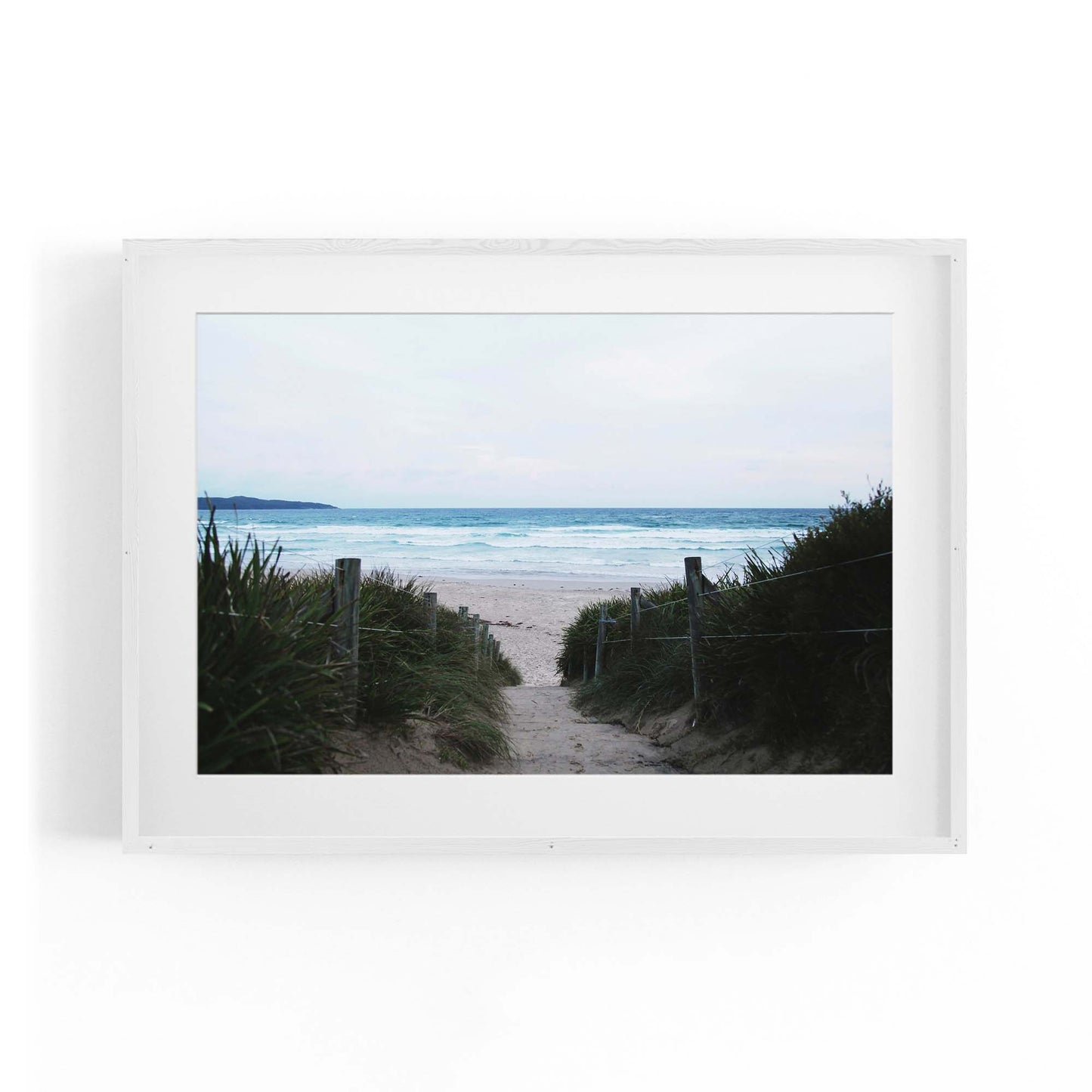 Coastal Beach Photograph Landscape Wall Art - The Affordable Art Company